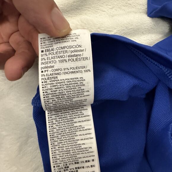 Salomon Men’s Hoodie Half Zip Blue L ActiTherm Hooded Fleece Pullover Sweatshirt - Picture 7 of 8